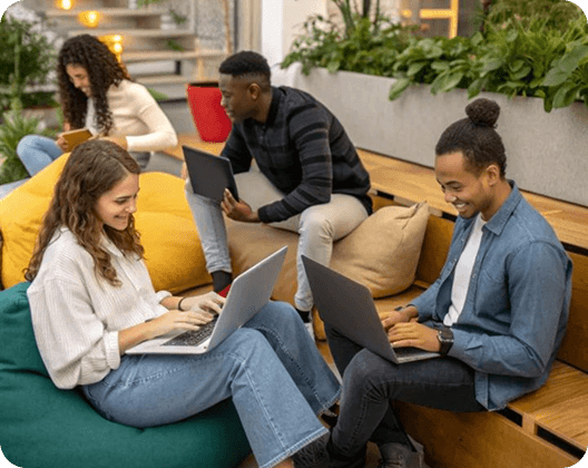 Team working together